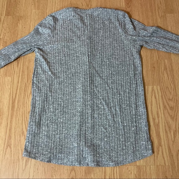 2 Dye 4 long sleeve heather grey knit tunic - Picture 5 of 8